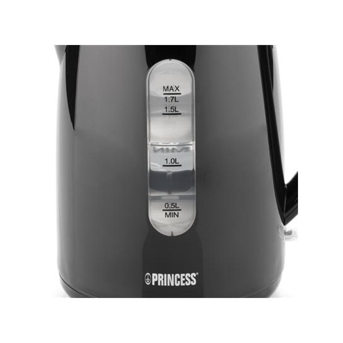 Princess 236017 Hervidor de Agua Negro 1,7L 2200W